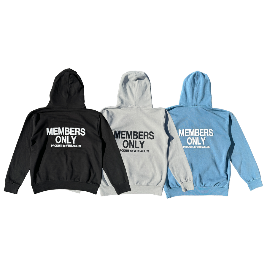 Members Only Versailles Puff Print Hoodie - VERSAILLES
